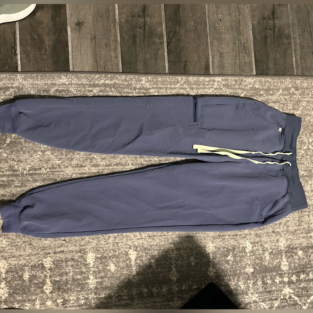 High waist XS figs bottoms- space navy